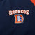 Vintage Nike Nfl Denver Broncos Blue and Orange Bomber Jacket 1990S Size 2XL