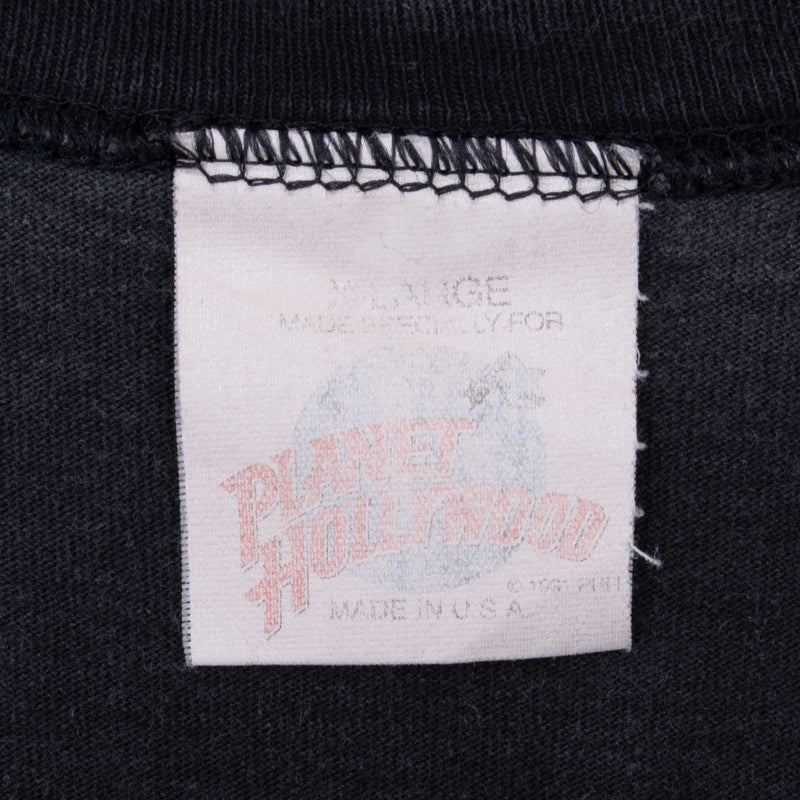Vintage Planet Hollywood Disney World 1991 Tee Shirt Size XL Made In Usa
