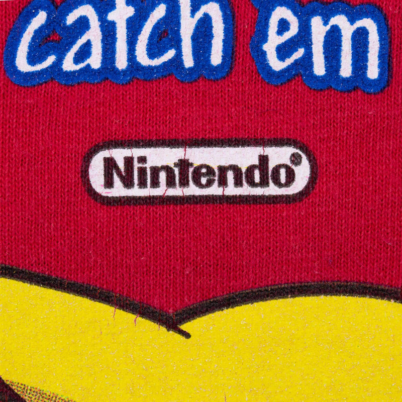 Vintage Pink Nintendo Pokemon With Pikachu From Burger King Big Kids Meal 1990s TeeShirt Size Large