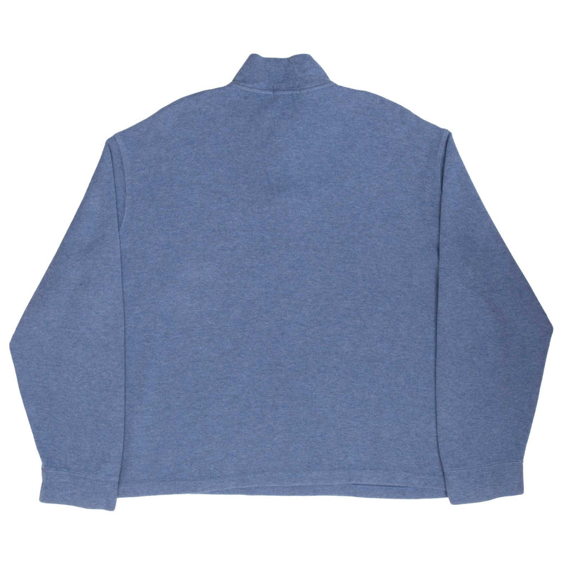Vintage Polo Ralph Lauren Blue Quarter 1/4 Zip Sweater Size 2XL
