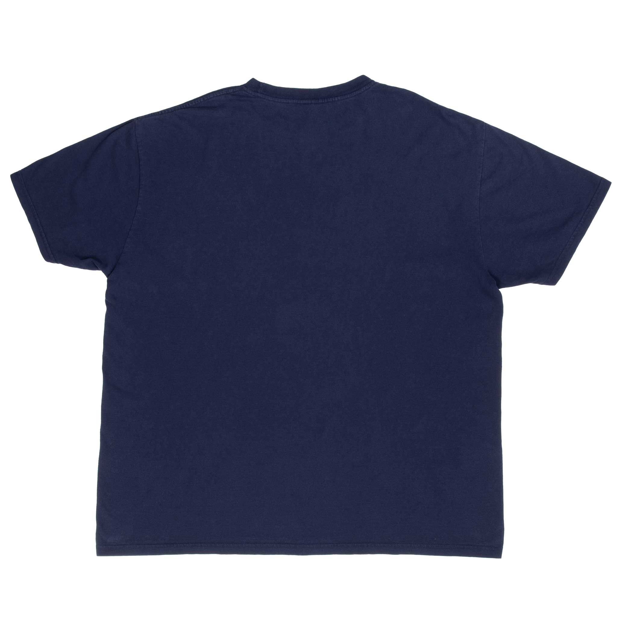 Vintage Polo Ralph Lauren Us Flag Blue Tee Shirt 1990S Size Large