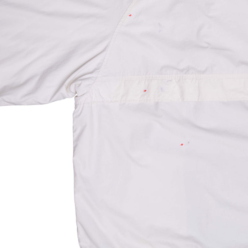 VINTAGE POLO SPORT RALPH LAUREN WHITE WINDBREAKER JACKET 1990S LARGE