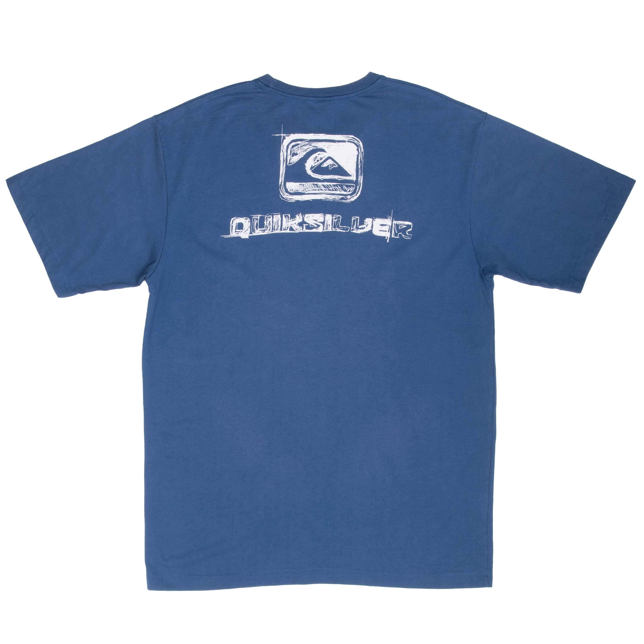 Vintage Quicksilver Pro Surf Blue Tee Shirt 2000S Size Large