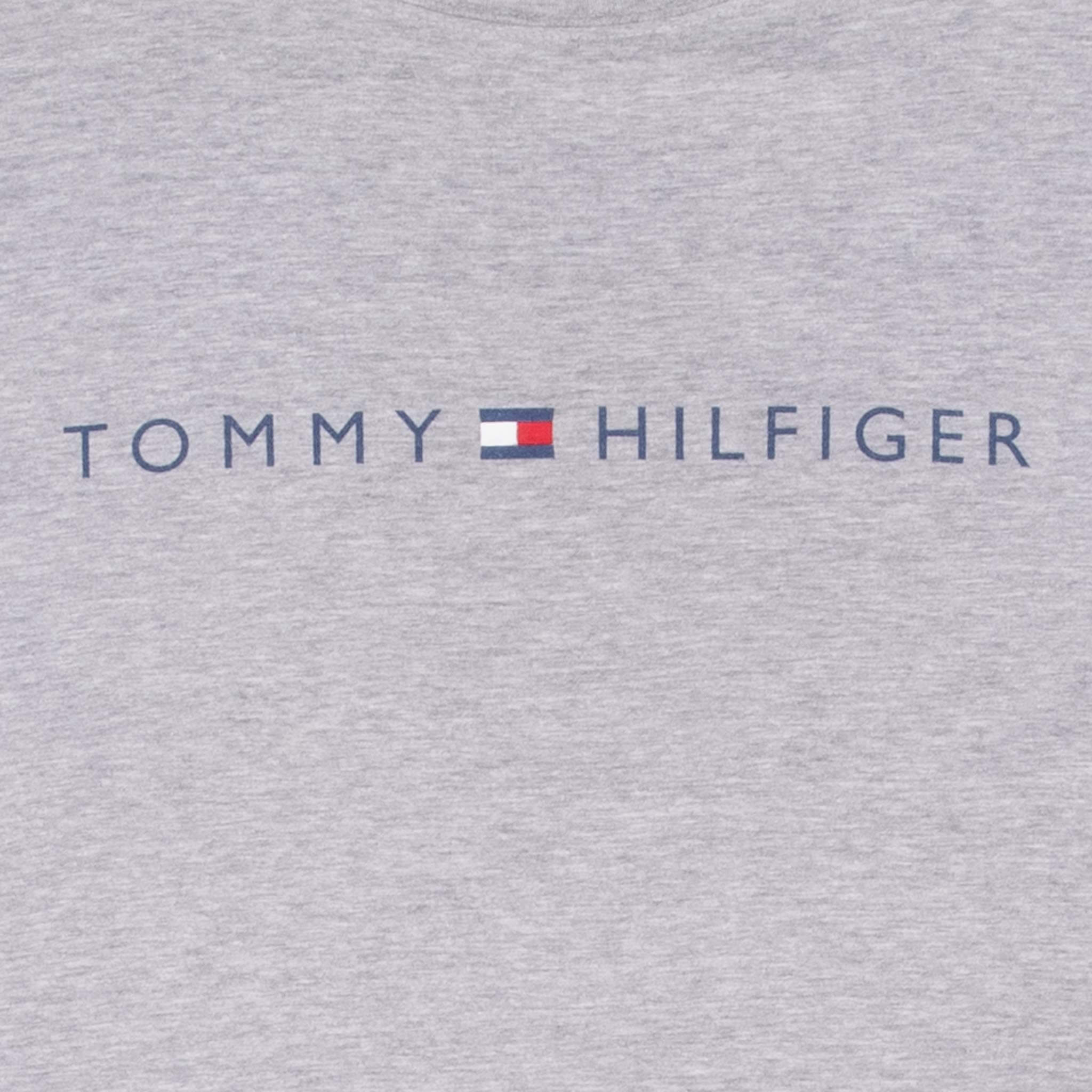 Vintage Tommy Hilfiger Grey Classic Tee Shirt Size 2XL