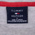 Vintage Tommy Hilfiger Spellout Grey Long Sleeve Tee Shirt 2000S Large