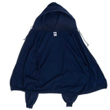 Vintage Ucla Blue Full Zip Russell Hoodie Sweatshirt 1990S Size XL Made In Usa