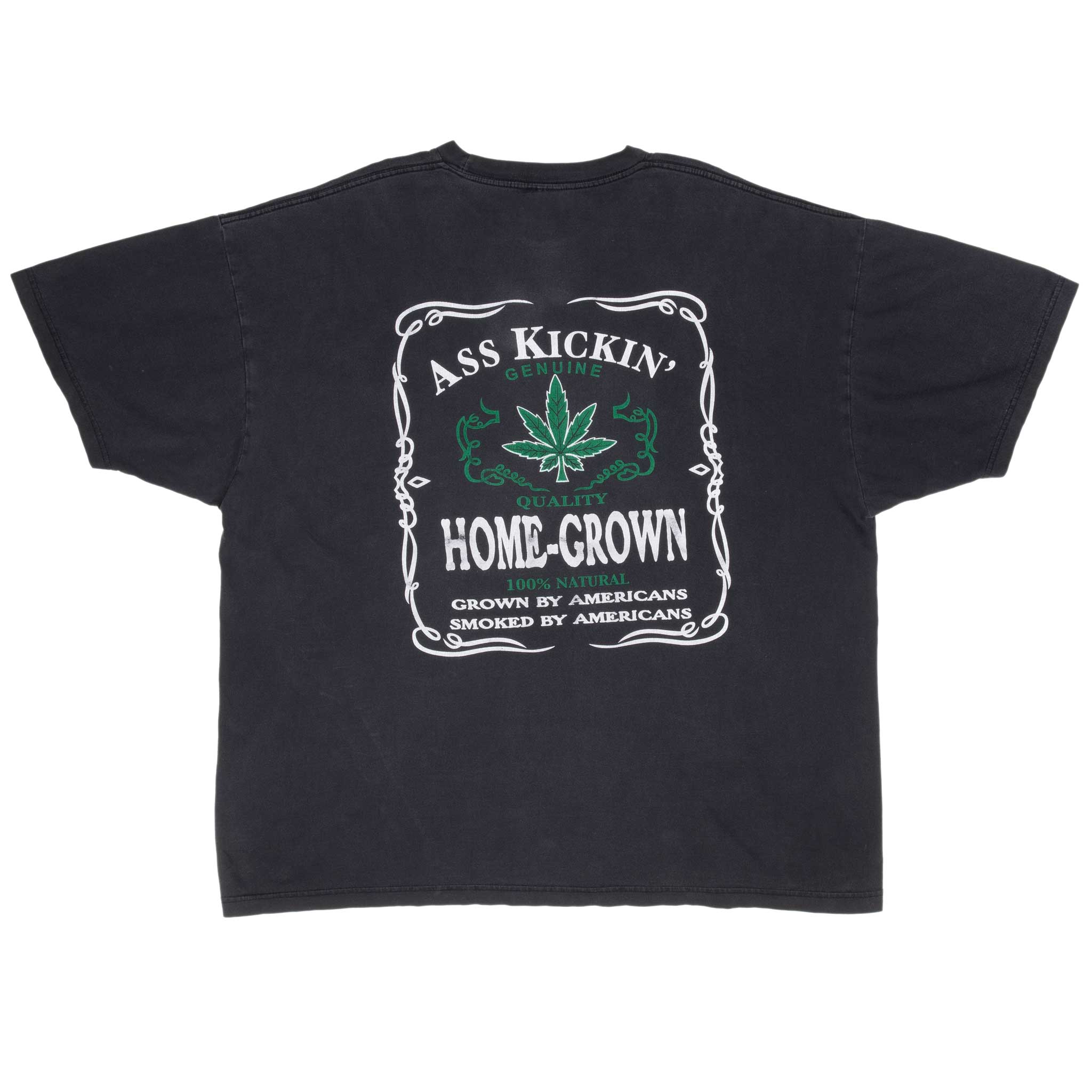 Vintage Weed Agriculture Home Grown Tee Shirt 2000S Size 2XL