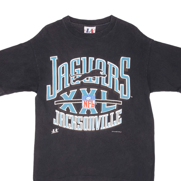 Vintage NFL Jacksonville Jaguars Banned Logo Tee Shirt 1993 Size Medium Made In USA With Single Stitch Sleeves