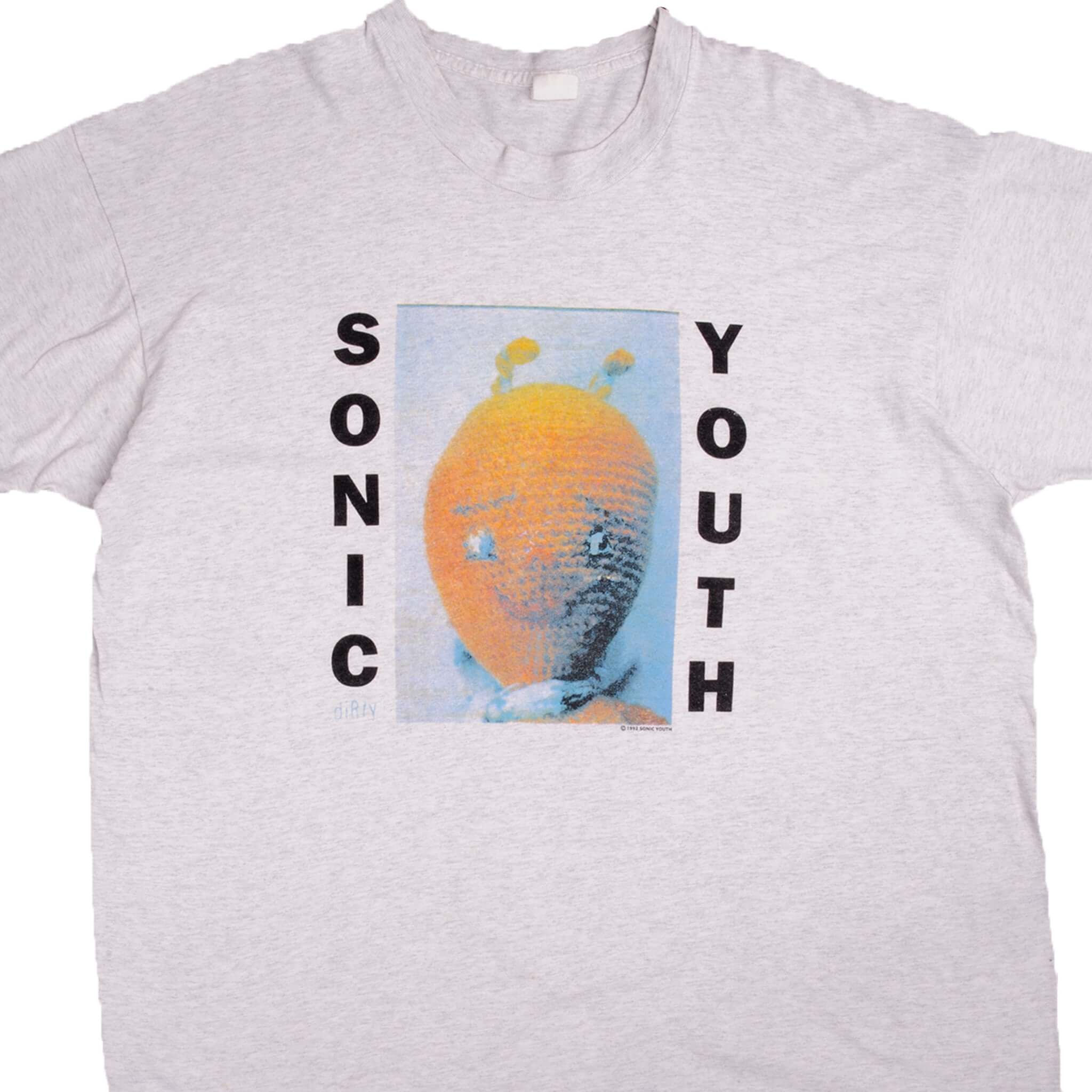 Vintage Sonic Youth Dirty Tee Shirt 1992 Size XXLarge. single stitch.