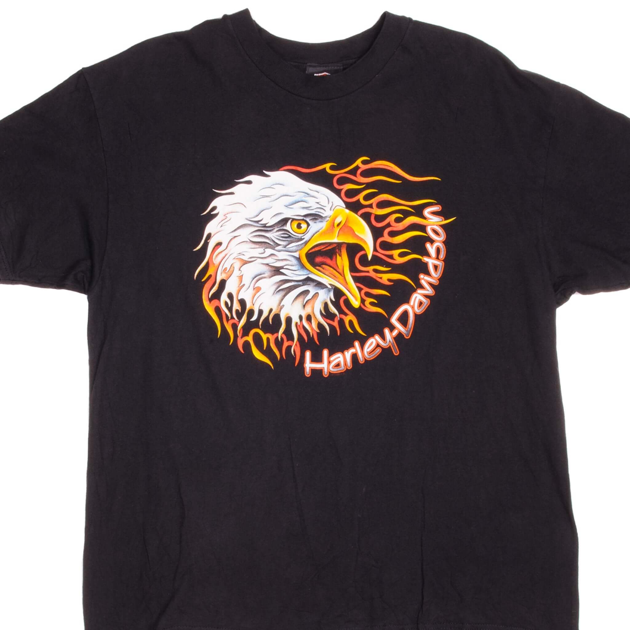 Vintage Black Harley Davidson San Diego, California 1998  T Shirt Size XLarge Made In USA. Like New