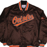 Vintage MLB Baltimore Orioles Bomber Jacket Size 4Xl