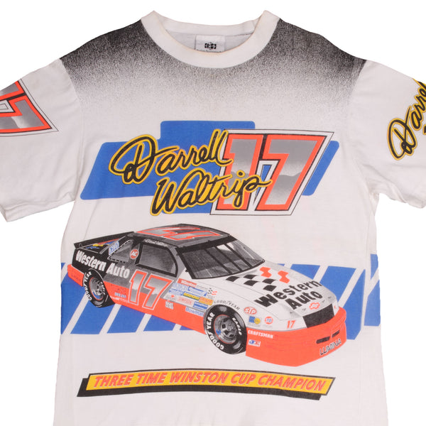 Vintage Nascar Darrell Waltrip #17 Three Time Winston Cup Champion 1992 Tee Shirt Size Large Made In USA