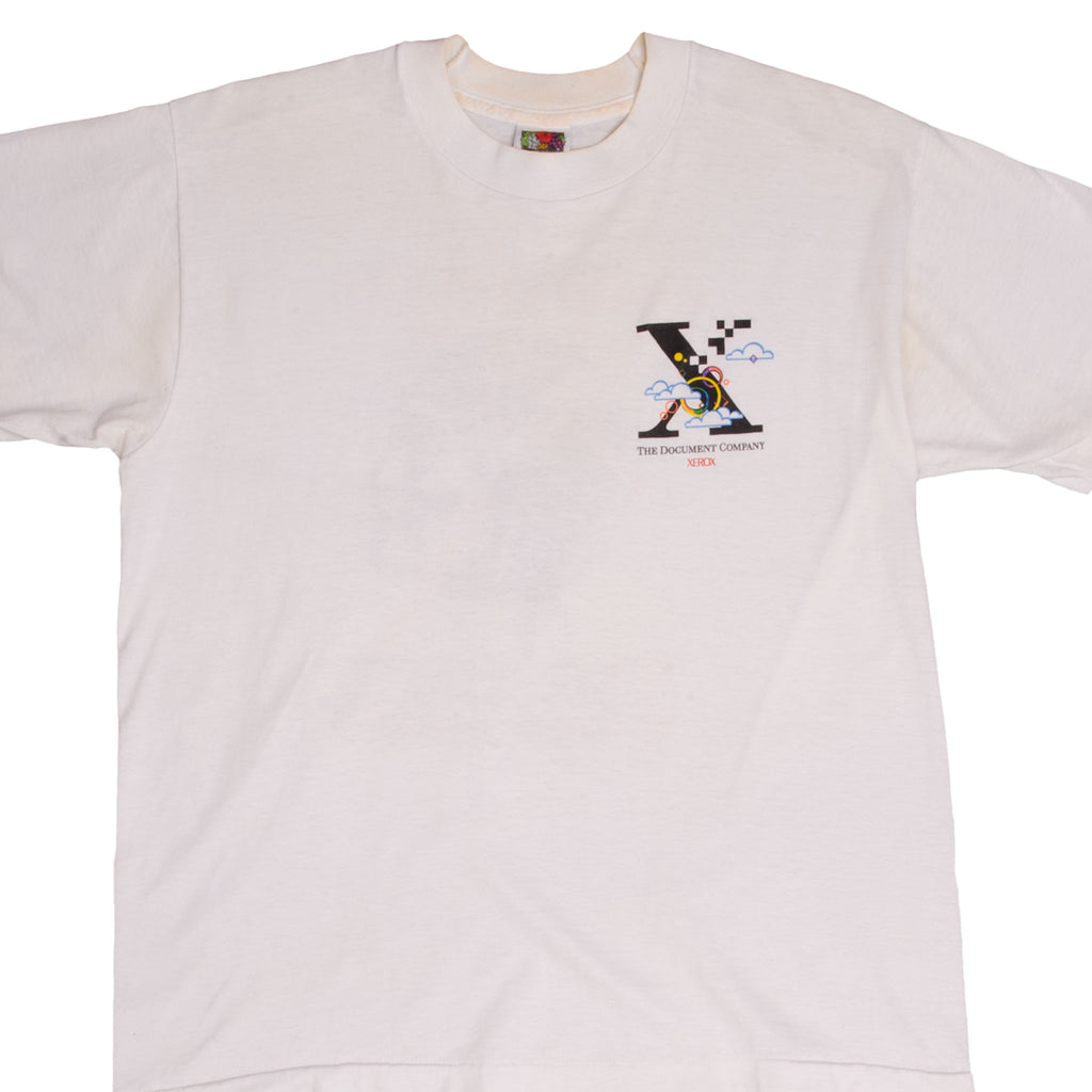 Vintage Xerox The Document Company Innovation Success Through Satisfied Customers Tee Shirt 1990S Size Large