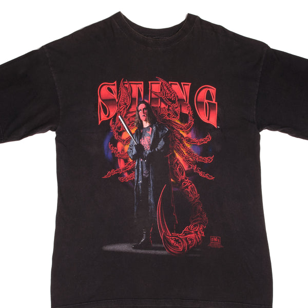 Vintage Sting WCW NWO WRESTLING Tee Shirt Size XL 1998
