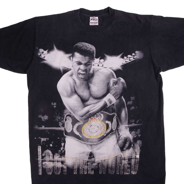 Vintage Muhammad Ali  I GOT THE WORLD Tee Shirt Size XXL