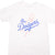 Vintage MLB Los Angeles Dodgers Tee Shirt 1988 Size L With Single Stitch Sleeves.