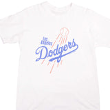 Vintage MLB Los Angeles Dodgers Tee Shirt 1988 Size L With Single Stitch Sleeves.