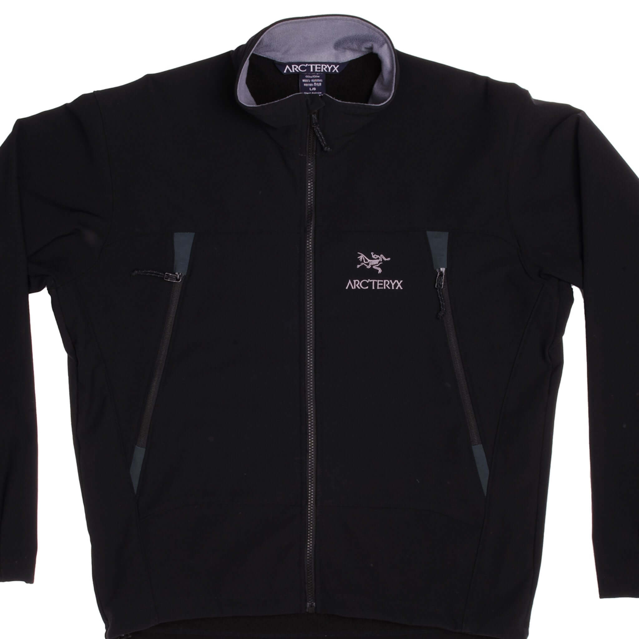 Black Arc'teryx Waterproof Fleece Jacket Size L