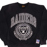 Vintage NFL Los Angeles Raiders American Football Conference Sweatshirt Size Large Made In USA