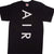 Vintage Black Nike Air MAX Tee Shirt 1987-1994 Size M Made In USA With Single Stitch Sleeves.