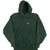 Vintage Green Reverse Weave Champion Hoodie Sweatshirt 1990S Size Large Made In USA