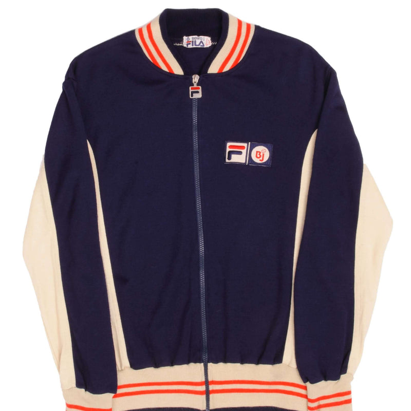 Vintage Fila Settanta Mk1 X Bjorn Borg Light Jacket 70S 80S Size 42 Large Made In Italy