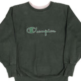 VINTAGE REVERSE WEAVE CHAMPION SPELL OUT LOGO SWEATSHIRT 1990S SIZE MEDIUM MADE IN USA