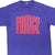 Vintage Purple Nike Force Tee Shirt 1987-1994 Size L With Single Stitch Sleeves. Made In USA