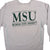 Vintage Gray Michigan State University Sweater 90S Size Xlarge. Made In USA.