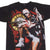 Vintage Original All Over Print Guns N' Roses European Tour 1995 Tee Shirt Size Large With Single Stitch Sleeves