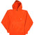 Vintage Orange Reverse Weave Champion Hoodie Sweatshirt 1990S Size XLarge Made In USA