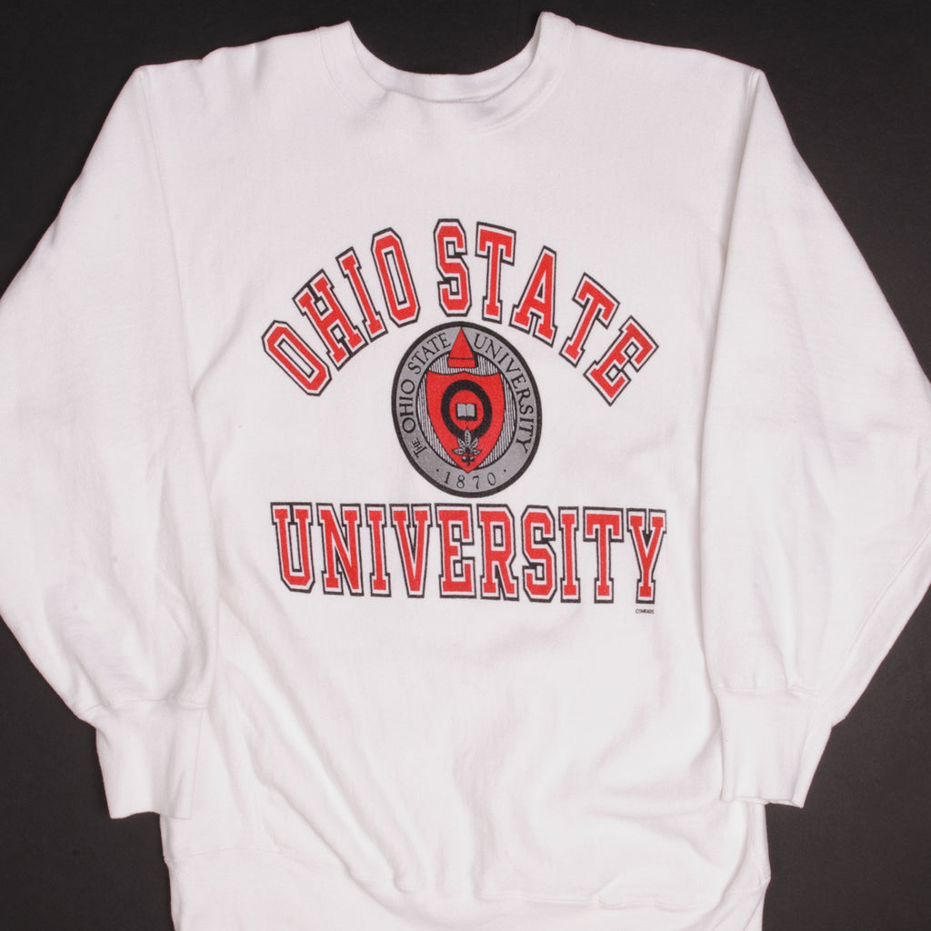 VINTAGE CHAMPION REVERSE WEAVE OHIO STATE SWEATSHIRT 1980s SIZE XL MADE IN  USA