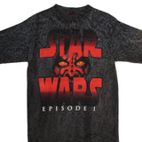 Vintage Tie-Dye Star Wars Episode 1 Dark Maul Tee Shirt 2000S Size Large