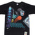 Vintage NBA All Over Print Charlotte Hornets Tee Shirt 1992 Size Large With Single Stitch Sleeves Made In USA