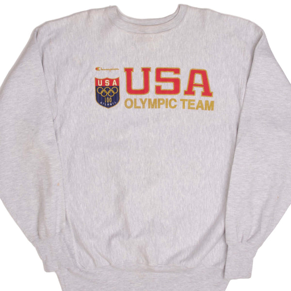 Vintage Reverse Weave Champion Usa Olympic Team Sweatshirt Atlanta 1996 Size 2XL