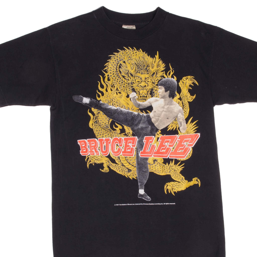 Vintage Bruce Lee 1997 Universal Studio Tee Shirt Size Medium Made In Usa