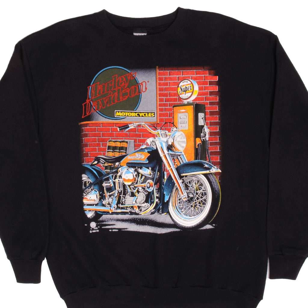Vintage Harley Davidson Motorcycles Sweatshirt Size Large 1995 Made In USA