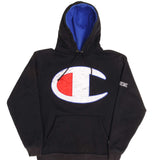 SUDADERA CON CAPUCHA Y LOGO DE SATIN CHAMPION X SUPREME SS17 TALLA MEDIANA