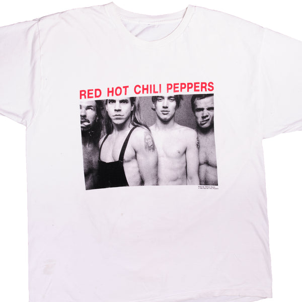 VINTAGE RED HOT CHILI PEPPERS TEE SHIRT 1990 SIZE XL – Vintage