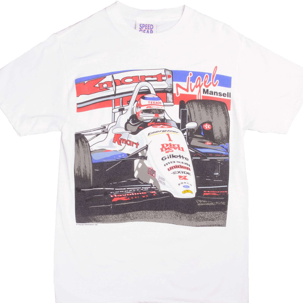 VINTAGE RACING FORMULA ONE NIGEL MANSELL TEE SHIRT 1994 SIZE MEDIUM