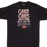 Vintage Harley Davidson 1986 Tee Shirt Size Large Made In USA With Single Stitch Sleeves. 3D Emblem