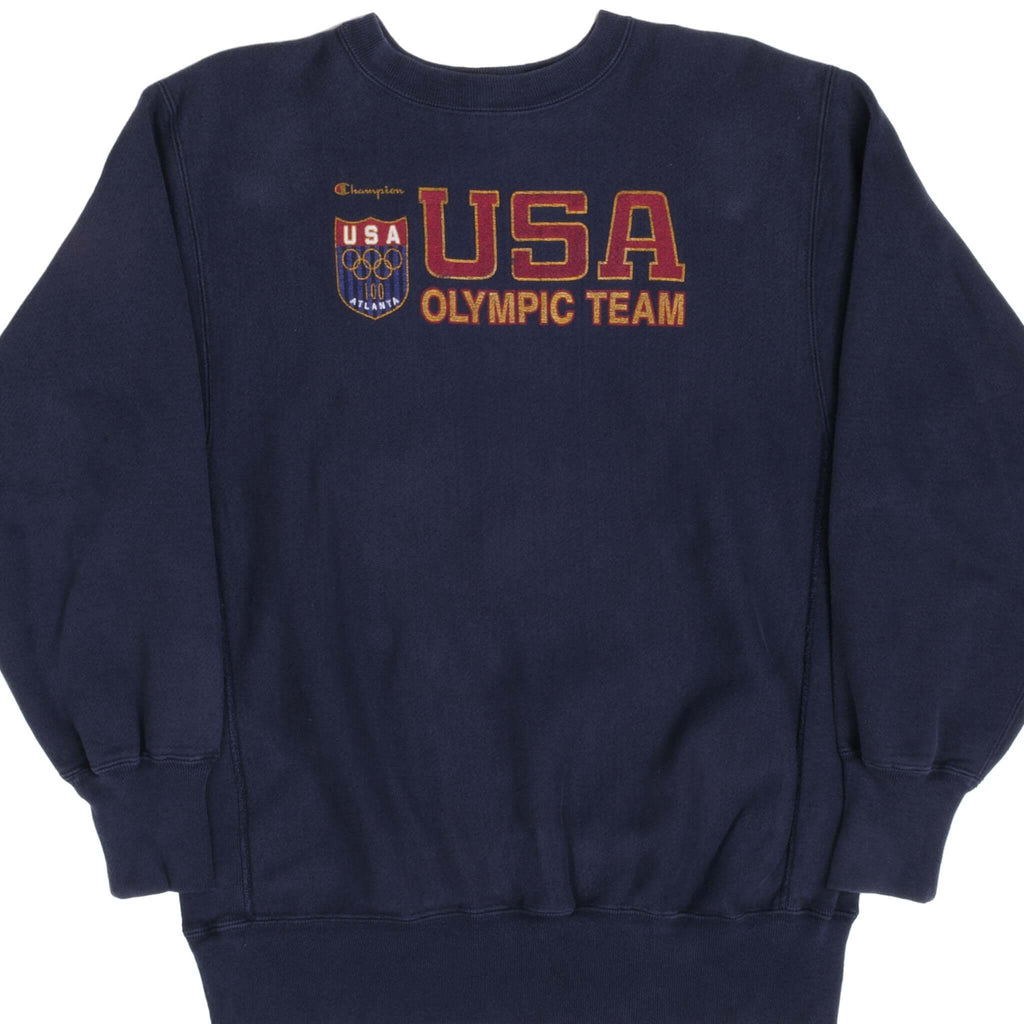 Vintage Champion Reverse Weave USA Olympic Team Sweatshirt 1996 Size Xl Made In USA