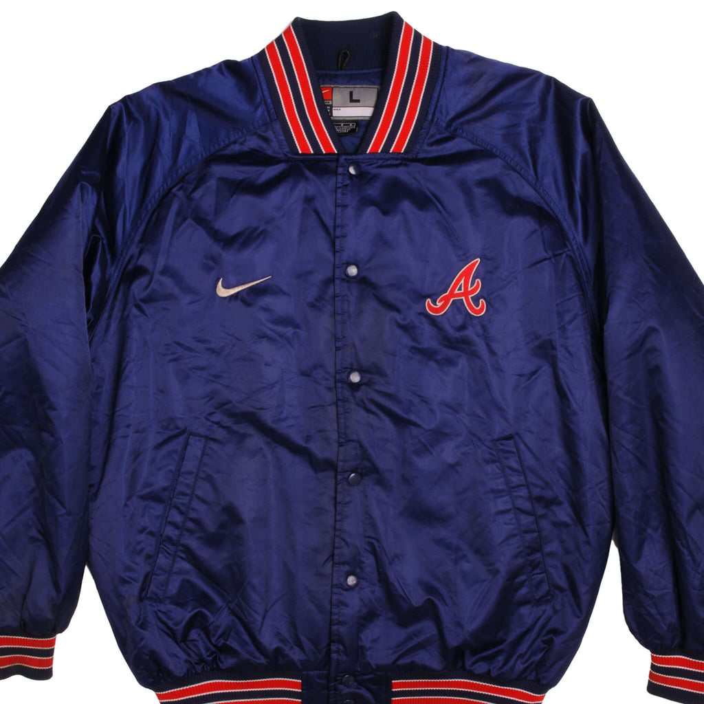 Vintage Nike Major League Baseball Atlanta Braves Jacket Size L 