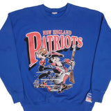 Vintage NFL New England Patriots Nutmeg Mills Sweatshirt 1988 Size XL Made In USA