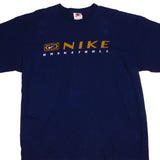 Vintage Blue Nike Basketball Tee Shirt Late 90s Size 2XLarge Made In USA