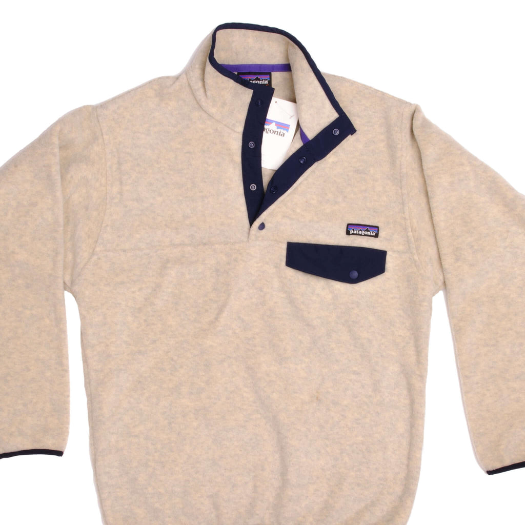 Vintage Blue Patagonia Snap T Fleece Pullover Jacket Size Small Deadstock   