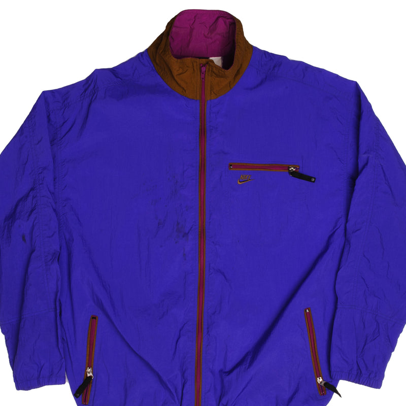 Vintage Purple Nike ACG All Conditions Gear Windbreaker Jacket Size XL