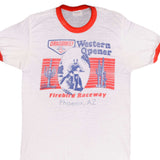 Vintage Motocross Western Opener Firebird Raceway Phoenix, AZ Tee Shirt 1980s Size Medium Made In USA with single stitch