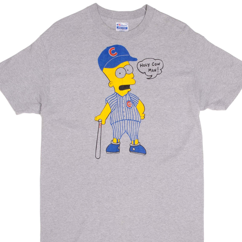 VINTAGE MLB CHICAGO CUBS BART SIMPSON TEE SHIRT 1980S SIZE