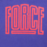 Vintage Purple Nike Force Tee Shirt 1987-1994 Size L With Single Stitch Sleeves. Made In USA